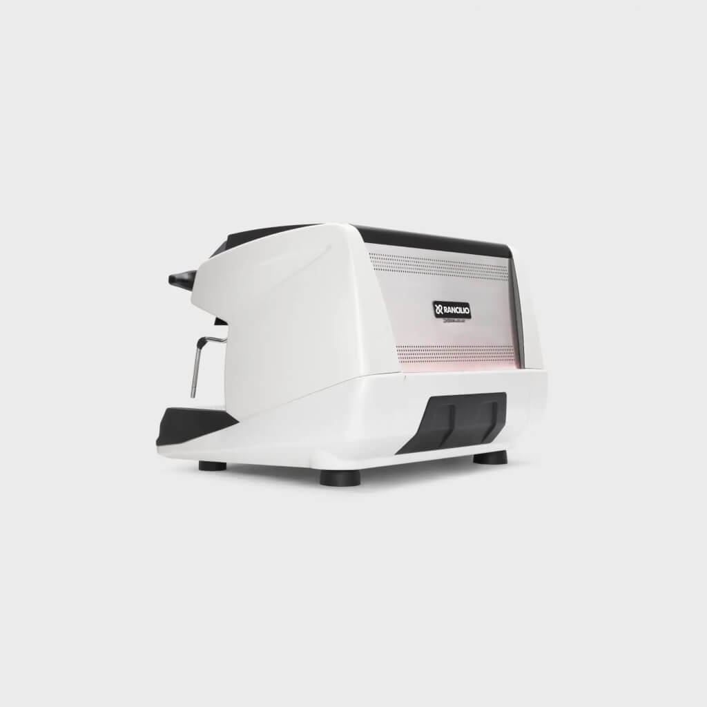 Ekspres dwugrupowy do kawy Classe 11 USB Xcelsius w kolorze białym - lewy bok