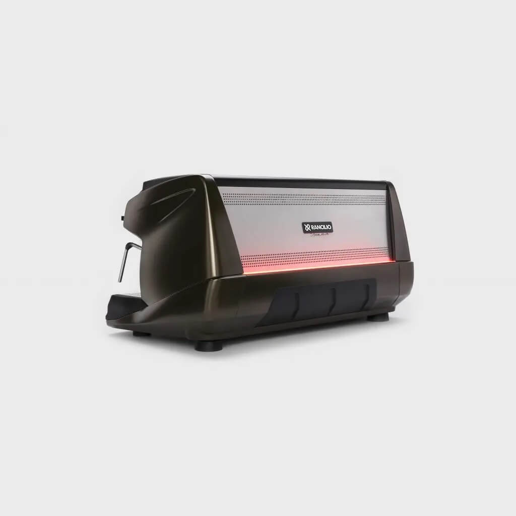 Ekspres trzygrupowy do kawy Classe 11 USB Xcelsius w kolorze brązowym - tył, lewy bok