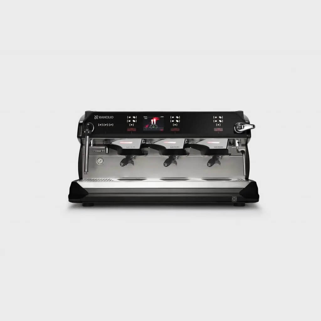 Ekspres trzygrupowy do kawy Classe 11 USB Xcelsius w kolorze czarnym - przód