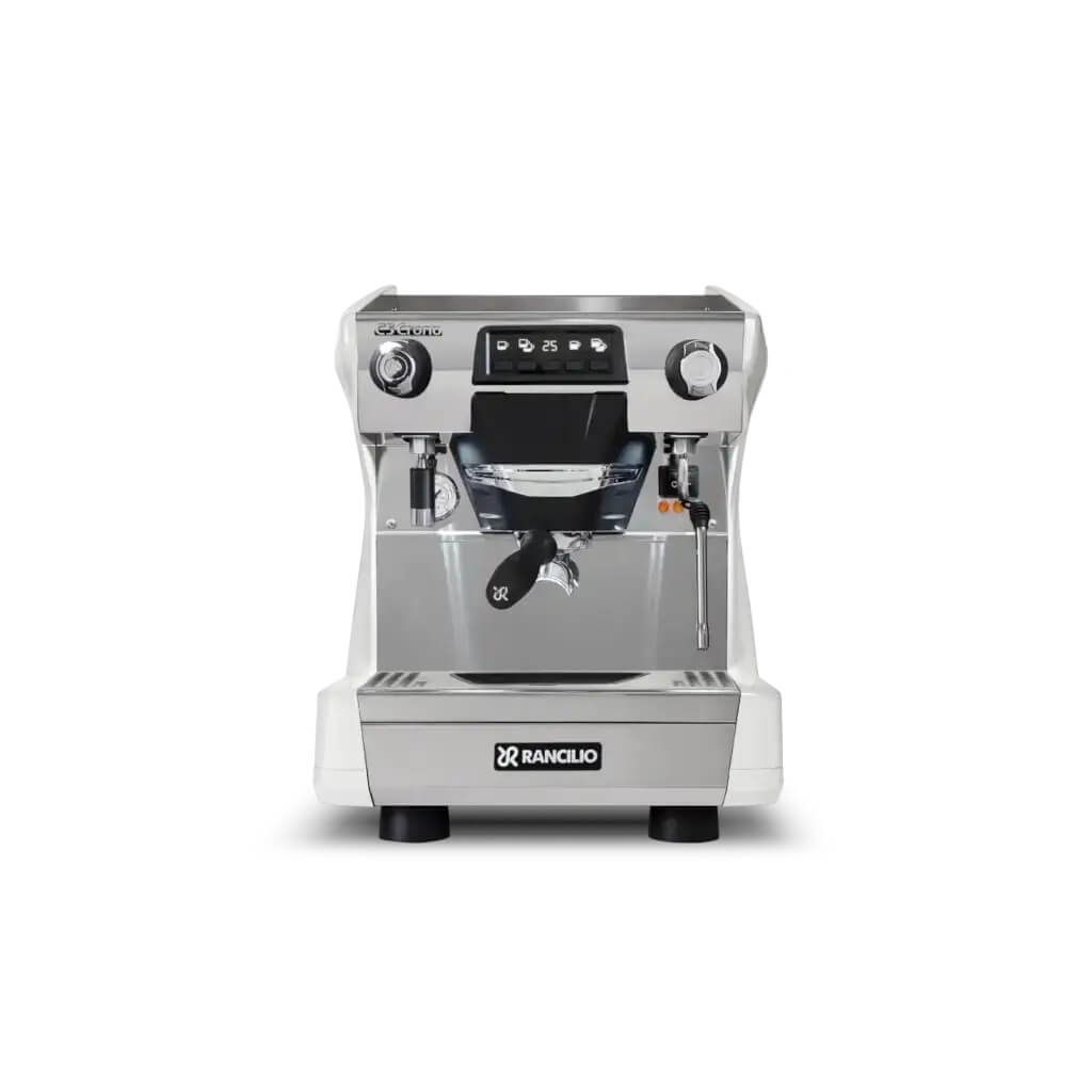 Ekspres jednogrupowy do kawy Classe 5 Crono w kolorze białym - przód