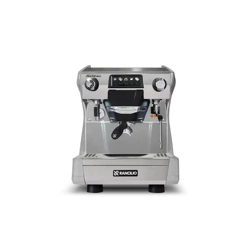 Ekspres jednogrupowy do kawy Classe 5 Crono w kolorze szarym - przód