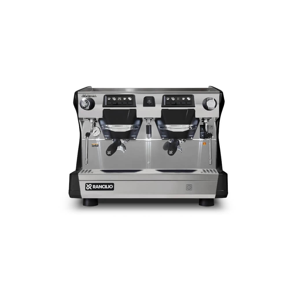 Ekspres dwugrupowy Compact do kawy Classe 5 USB w kolorze czarnym - przód