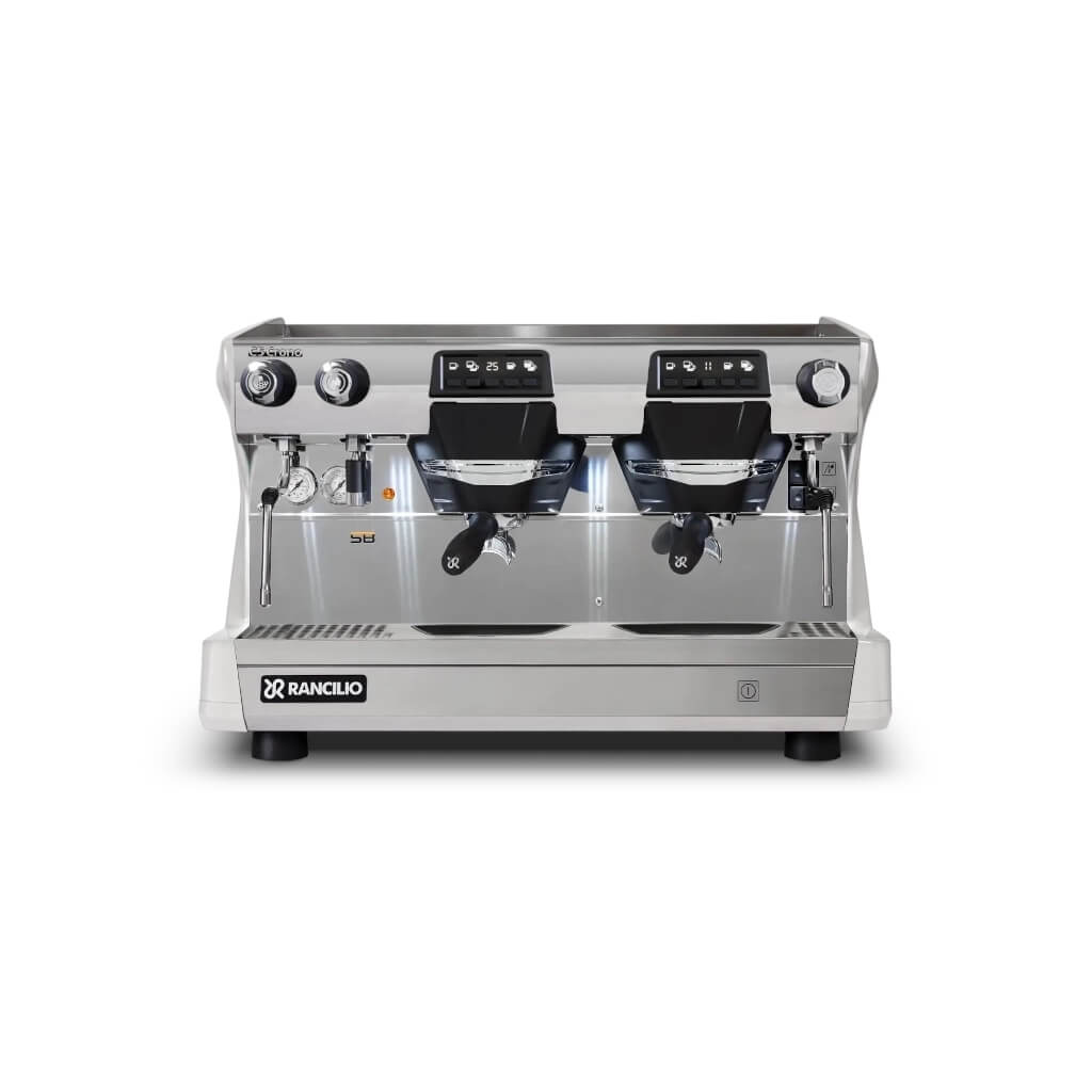 Ekspres dwugrupowy do kawy Classe 5 USB w kolorze białym - przód