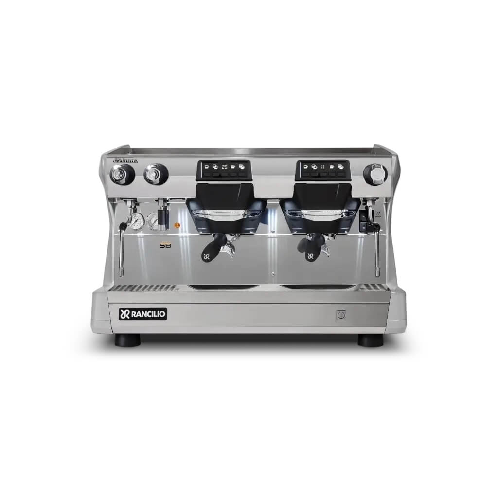 Ekspres dwugrupowy do kawy Classe 5 USB w kolorze szarym - przód