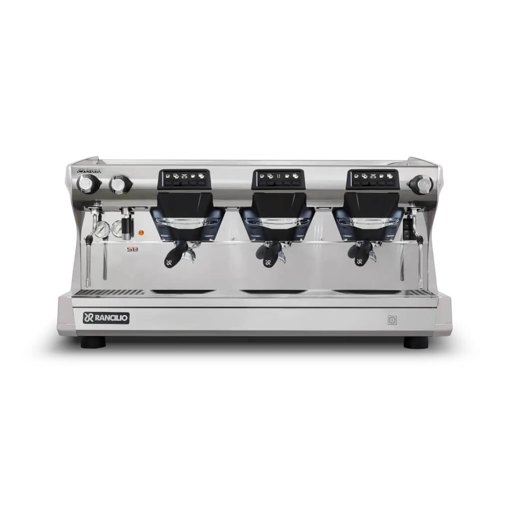 Ekspres trzygrupowy do kawy Classe 5 USB w kolorze białym - przód