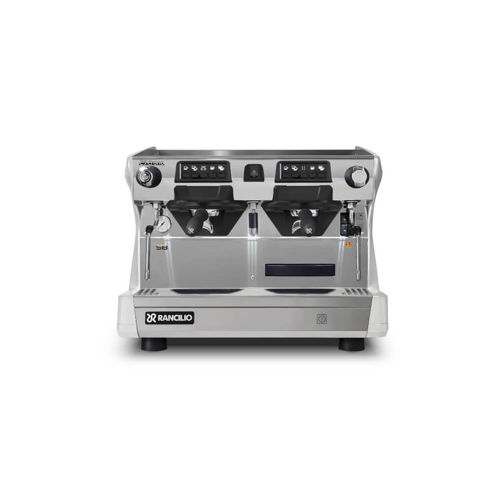 Ekspres dwugrupowy Compact do kawy Classe 5 USB w kolorze białym - przód