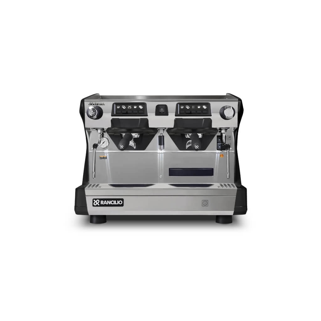 Ekspres dwugrupowy Compact do kawy Classe 5 USB w kolorze czarnym - przód