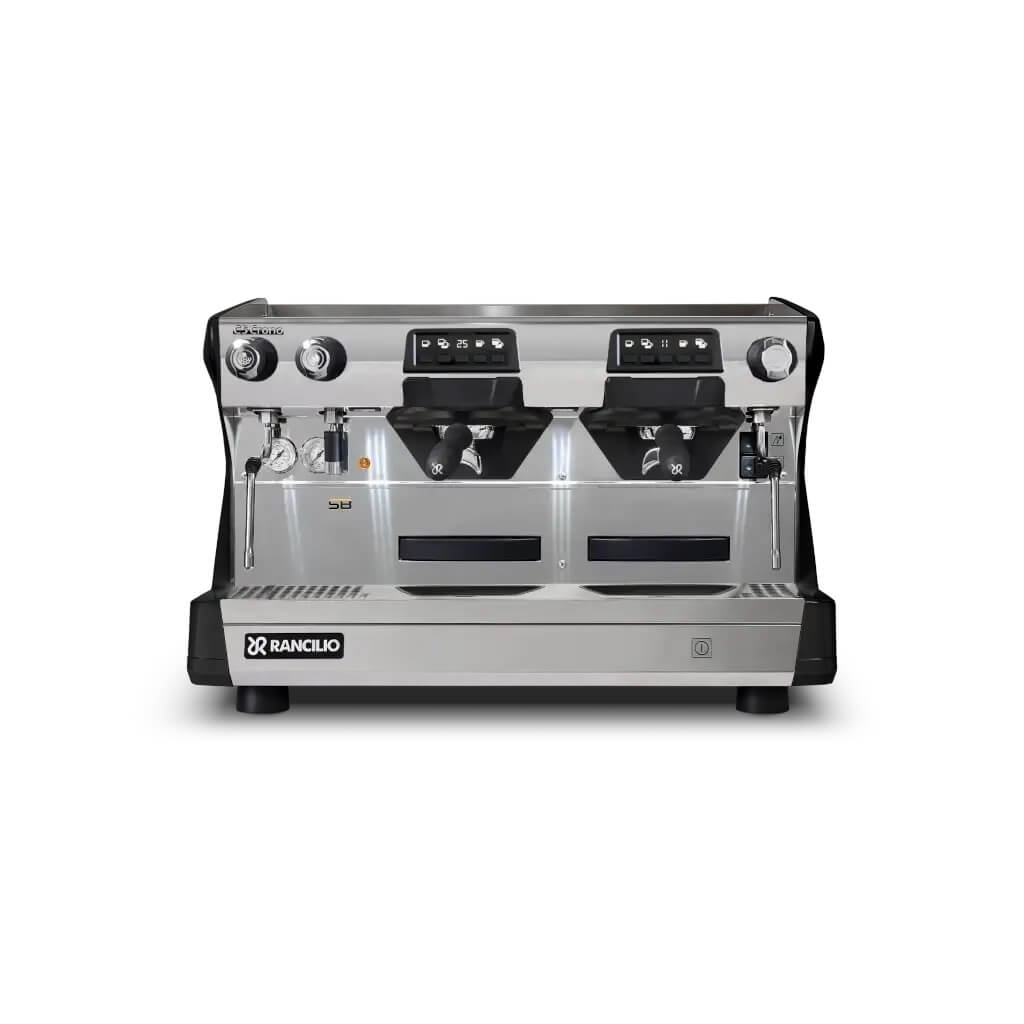 Ekspres dwugrupowy do kawy Classe 5 USB w kolorze czarnym - przód