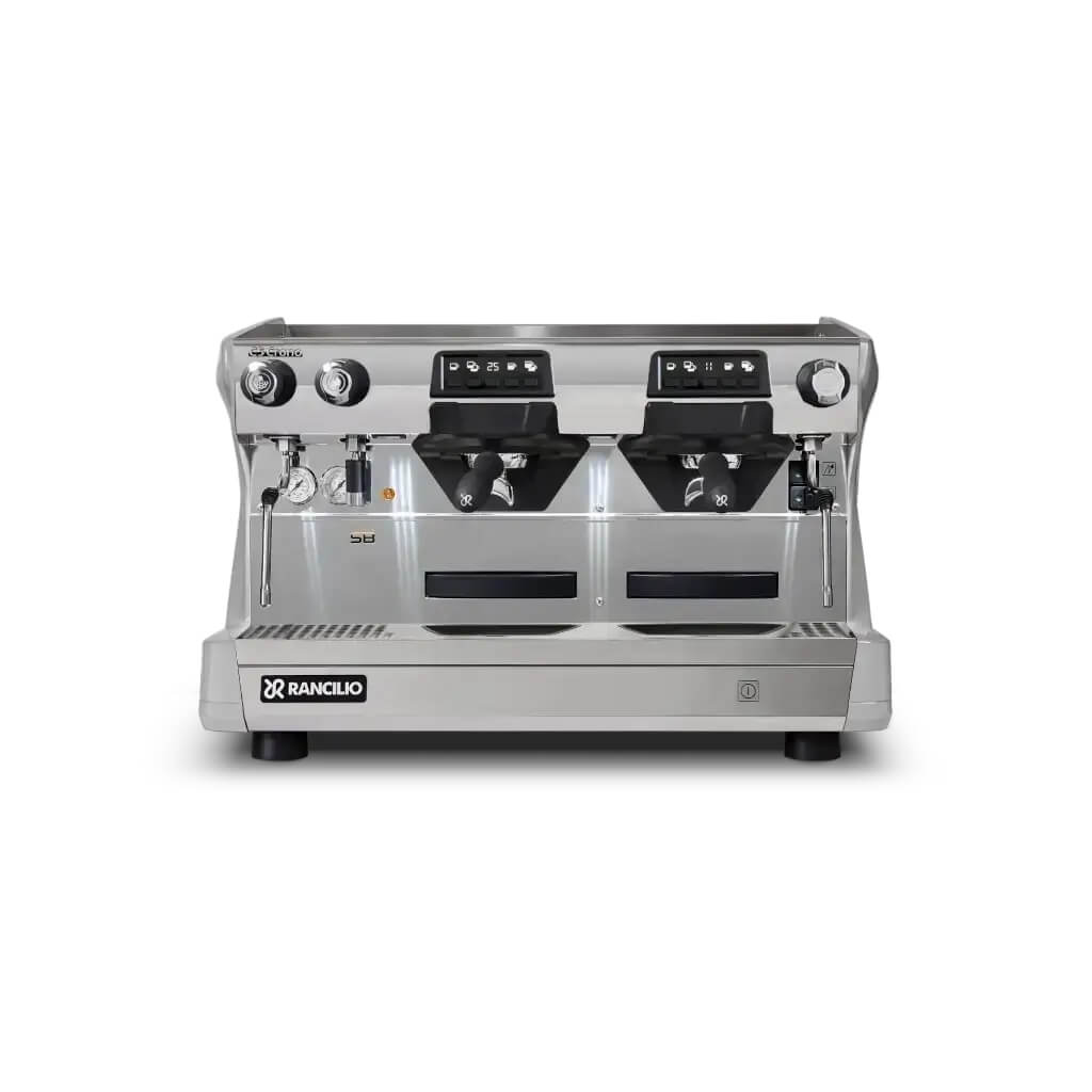 Ekspres dwugrupowy do kawy Classe 5 USB w kolorze szarym - przód