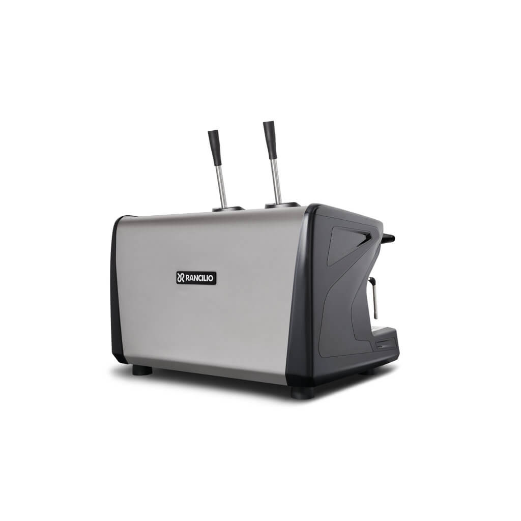 Ekspres 2-grupowy do kawy Classe 5 Leva - czarny, tył, prawy bok Ekspres dwugrupowy do kawy Classe 5 Leva w kolorze czarnym - tył, prawy bok