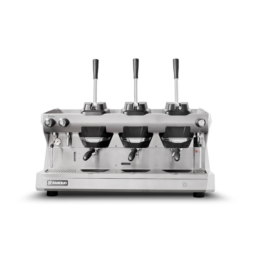 Ekspres trzygrupowy do kawy Classe 5 Leva w kolorze białym - przód