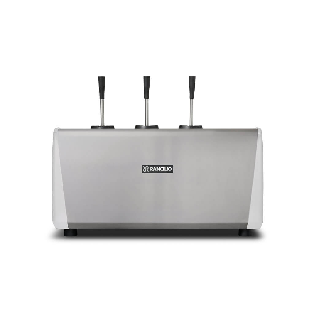 Ekspres 3-grupowy do kawy Classe 5 Leva - biały, tył Ekspres trzygrupowy do kawy Classe 5 Leva w kolorze szarym - tył