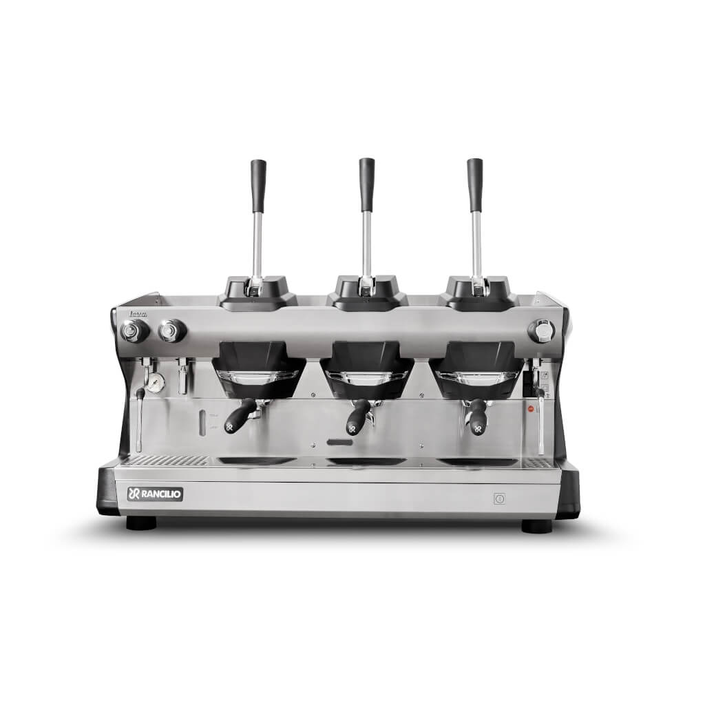 Ekspres trzygrupowy do kawy Classe 5 Leva w kolorze czarnym - przód