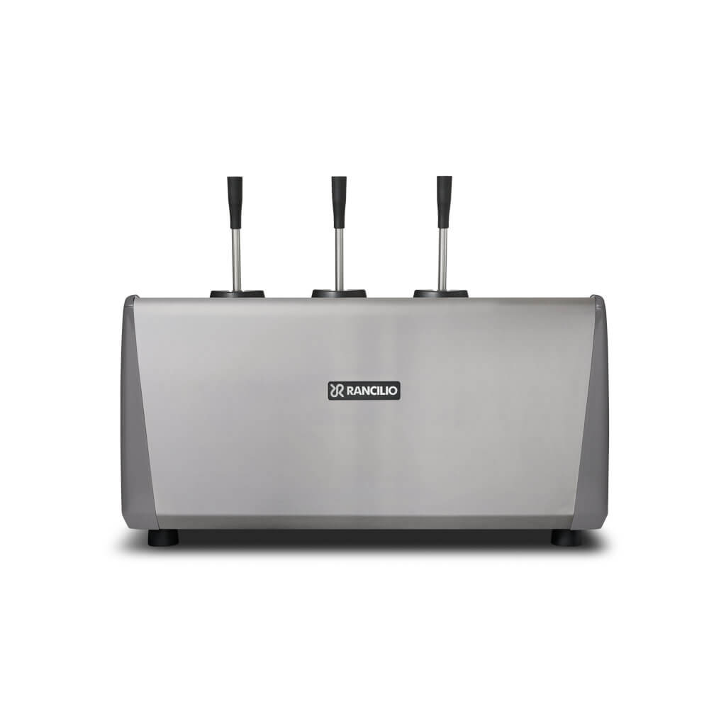 Ekspres 3-grupowy do kawy Classe 5 Leva - szary, tył Ekspres trzygrupowy Compact do kawy Classe 5 Leva w kolorze szarym - tył