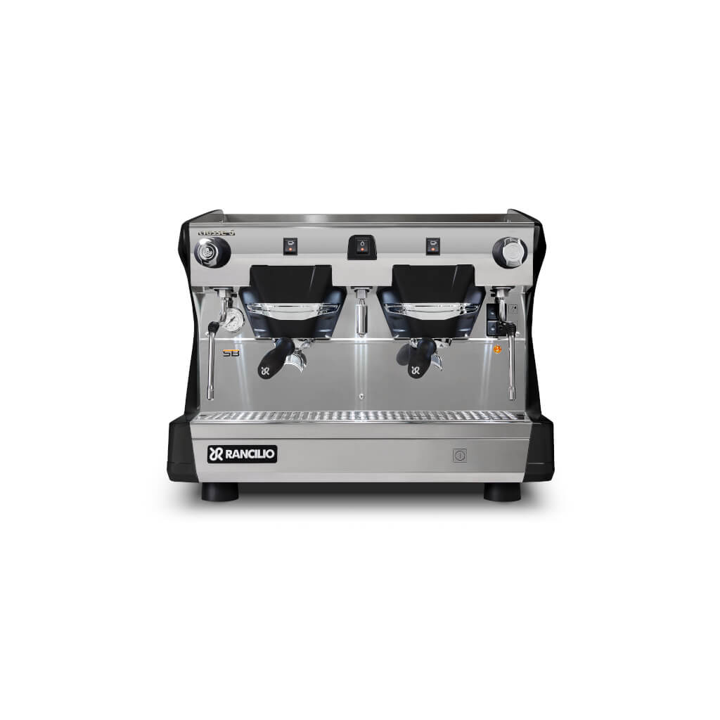 Ekspres dwugrupowy Compact do kawy Classe 5 S w kolorze czarnym - przód