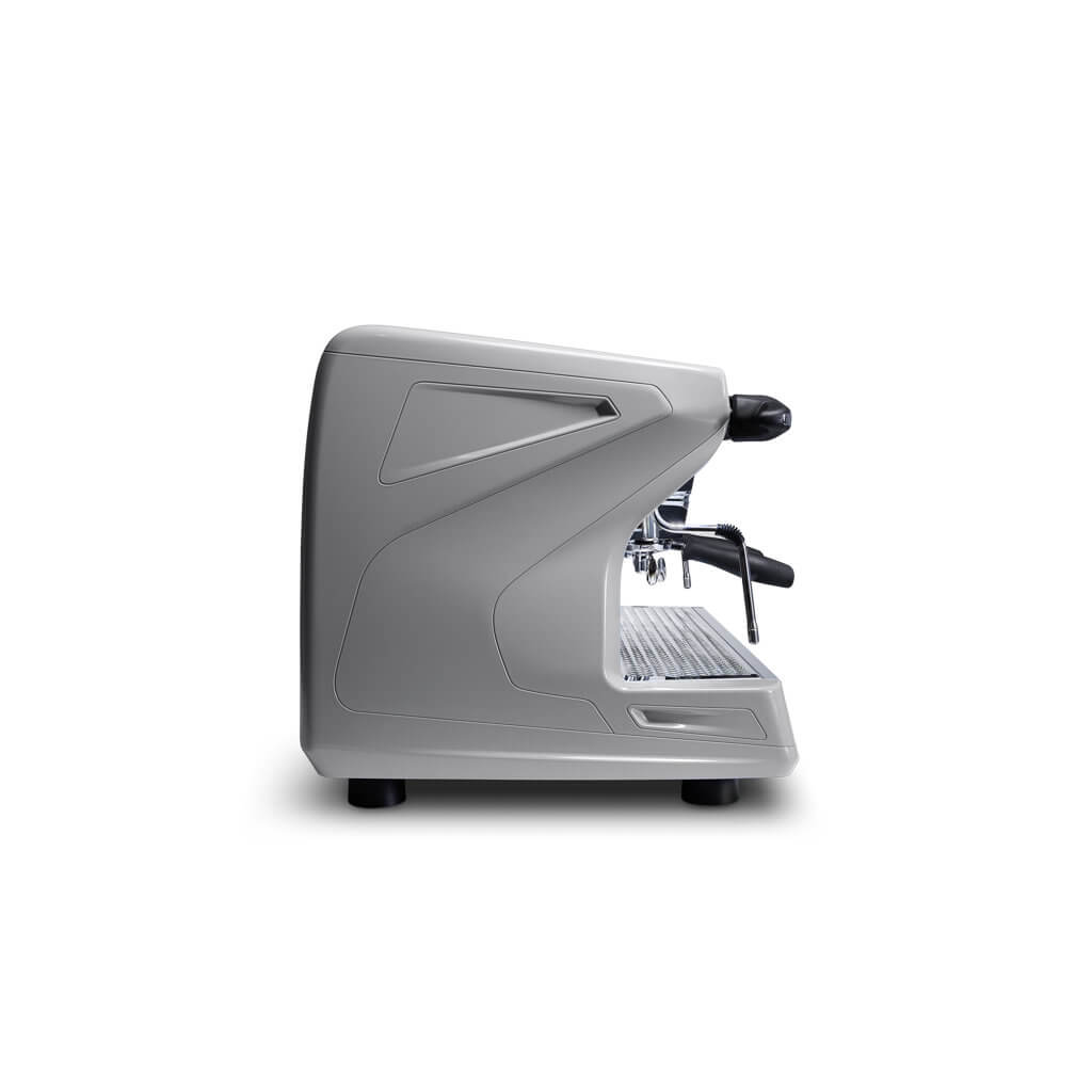 Ekspres 2-grupowy Compact do kawy Classe 5 S - szary, prawy bok Ekspres dwugrupowy Compact do kawy Classe 5 S w kolorze szarym - prawy bok