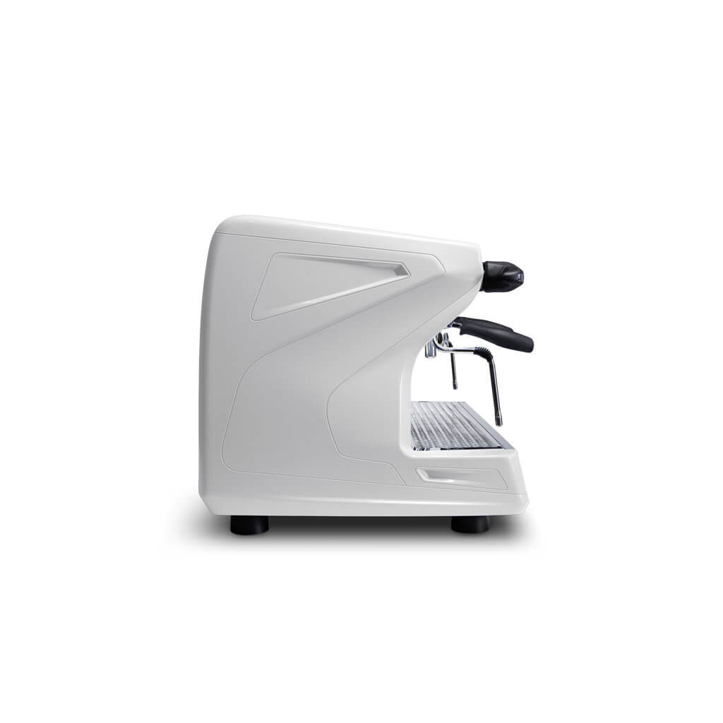 Ekspres dwugrupowy Compact do kawy Classe 5 S w kolorze białym - prawy bok