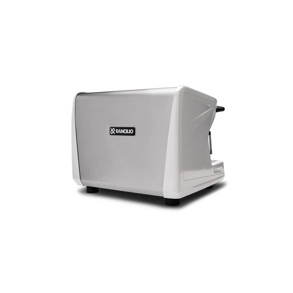 Ekspres dwugrupowy Compact do kawy Classe 5 S w kolorze białym - tył, prawy bok