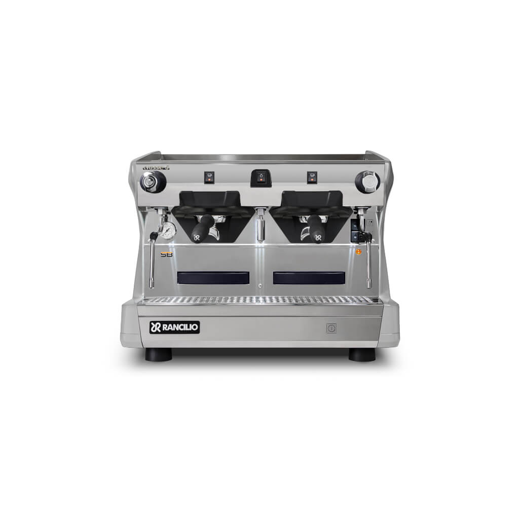 Ekspres dwugrupowy Compact do kawy Classe 5 S w kolorze szarym - przód