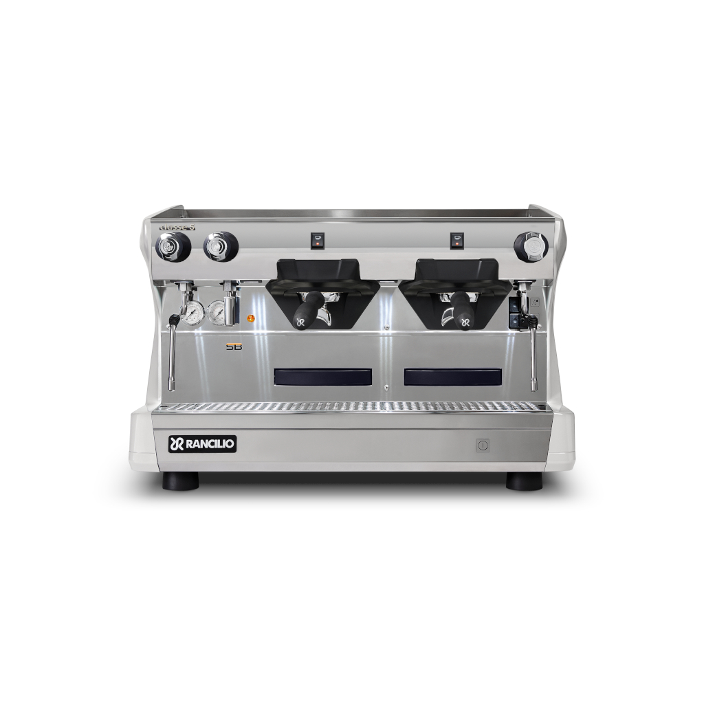 Ekspres dwugrupowy do kawy Classe 5 S w kolorze białym - przód