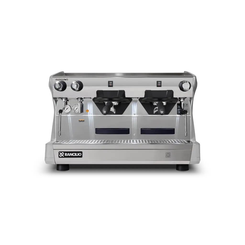 Ekspres dwugrupowy do kawy Classe 5 S w kolorze szarym - przód