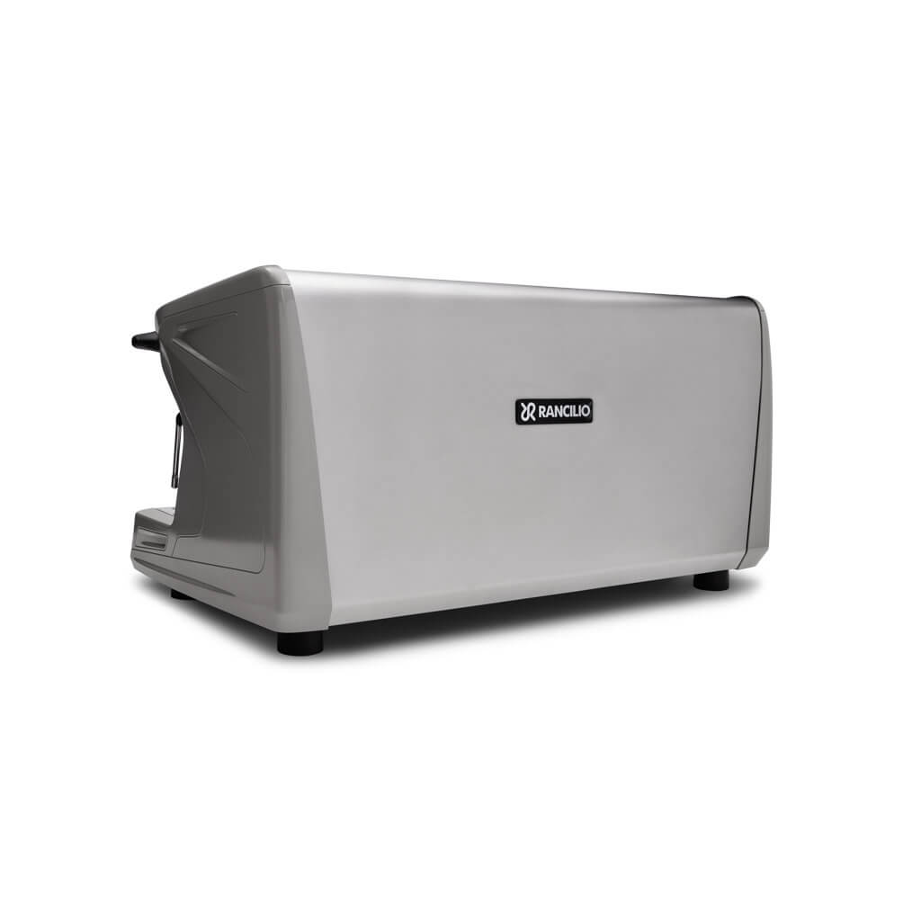 Ekspres trzygrupowy do kawy Classe 5 S w kolorze szarym - tył, lewy bok