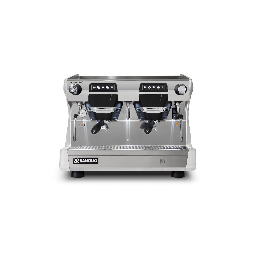 Ekspres dwugrupowy Compact do kawy Classe 5 USB w kolorze białym - przód