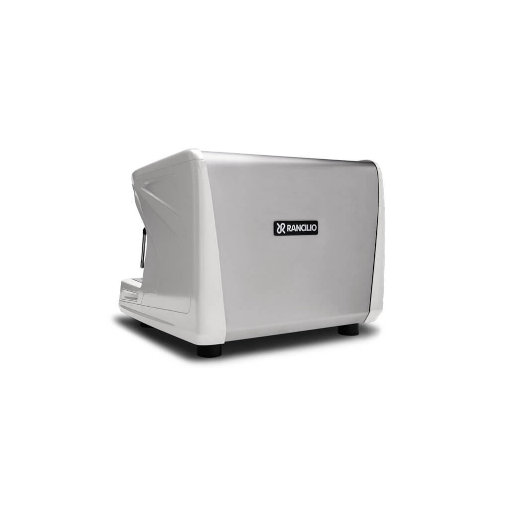 Ekspres dwugrupowy Compact do kawy Classe 5 USB w kolorze białym - tył, lewy bok