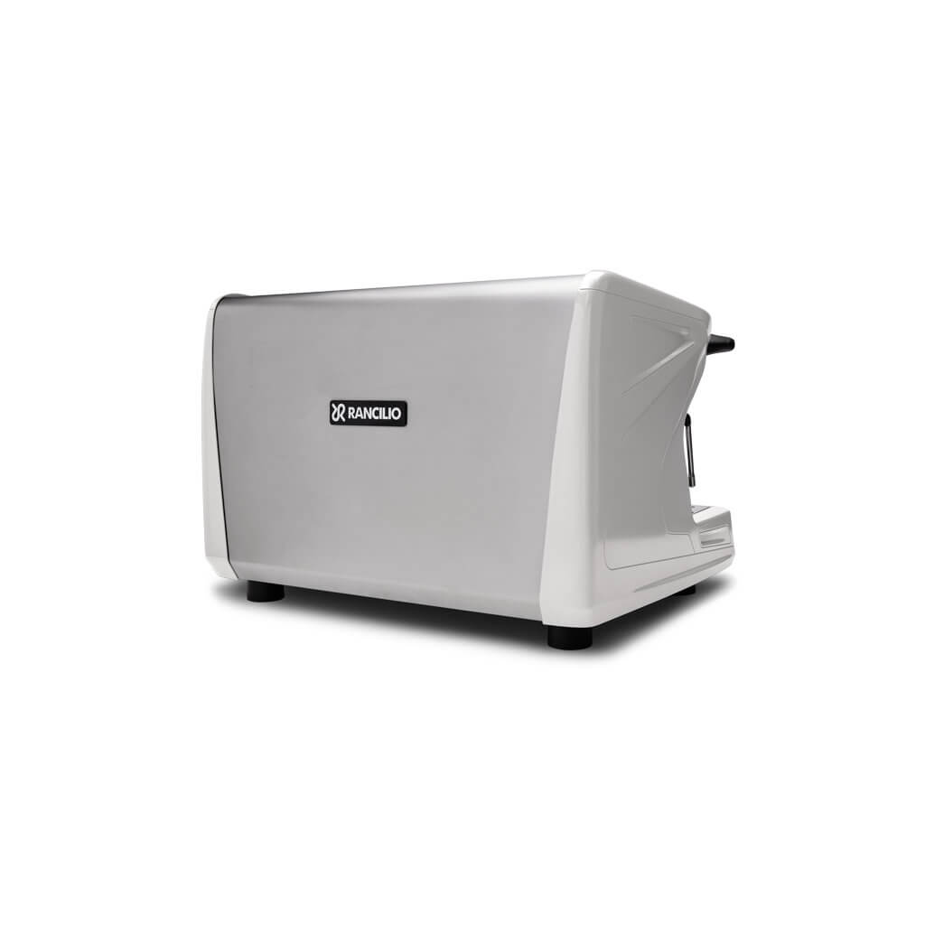 Ekspres dwugrupowy do kawy Classe 5 USB w kolorze białym - tył, prawy bok