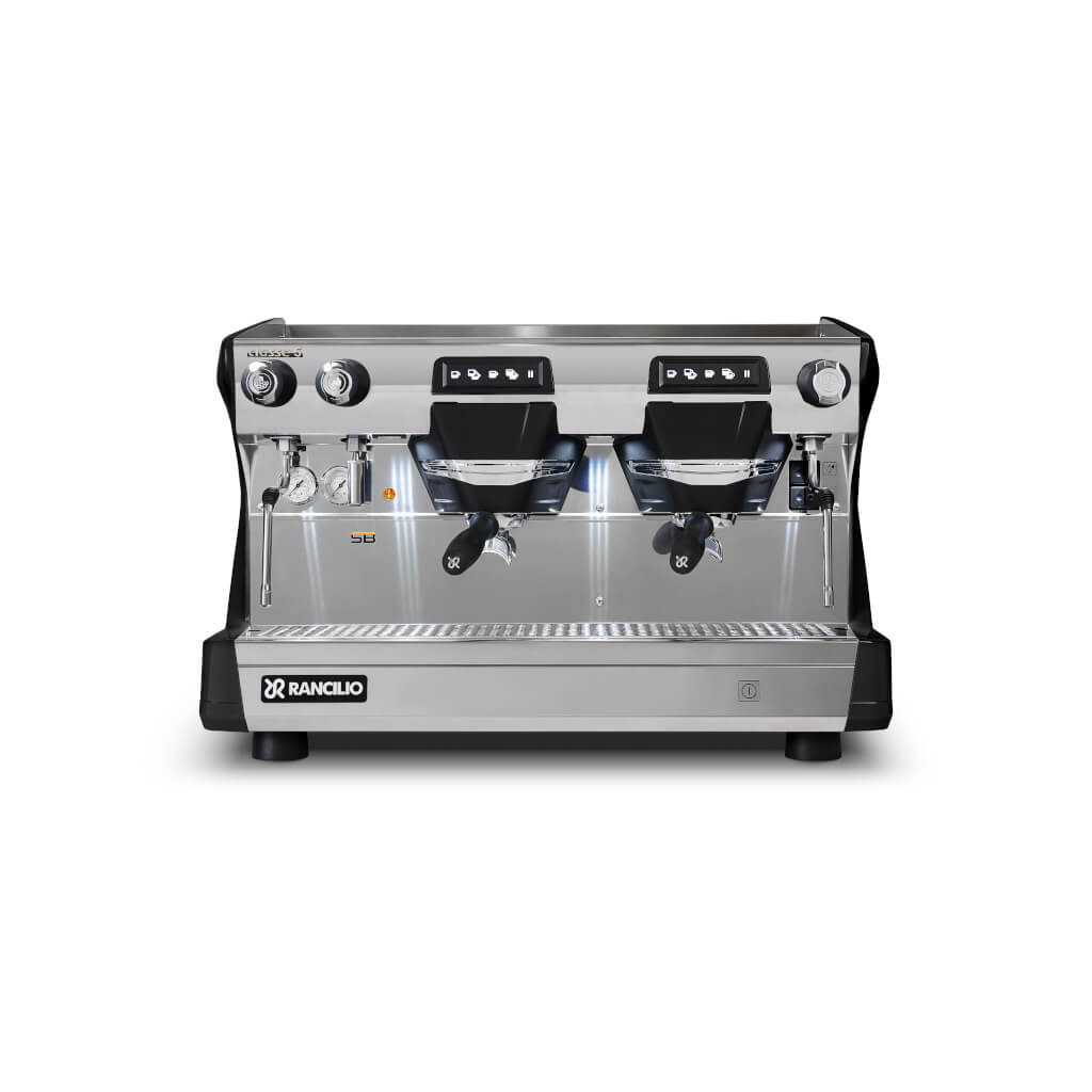 Ekspres dwugrupowy do kawy Classe 5 USB w kolorze czarnym - przód