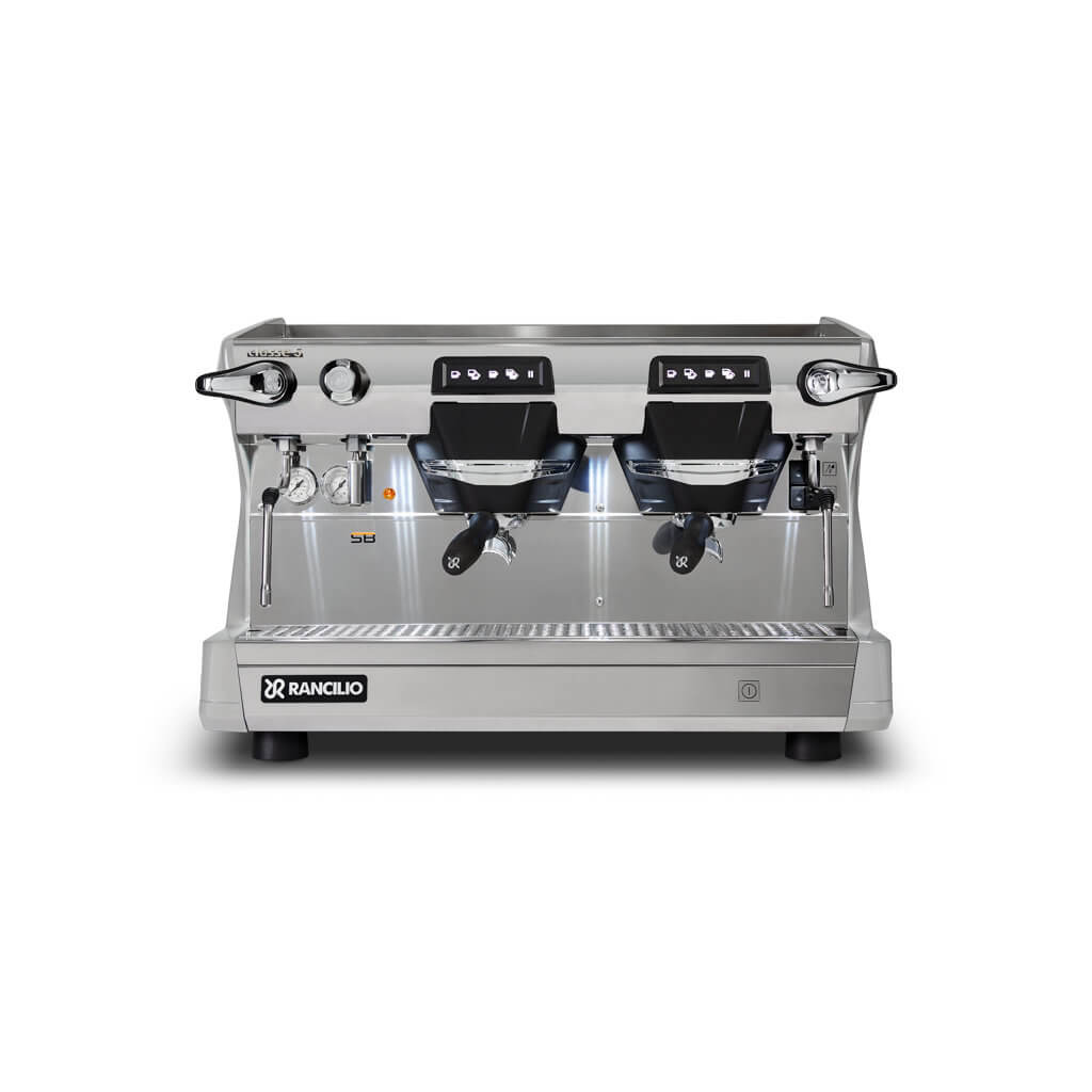 Ekspres dwugrupowy do kawy Classe 5 USB w kolorze szarym - przód