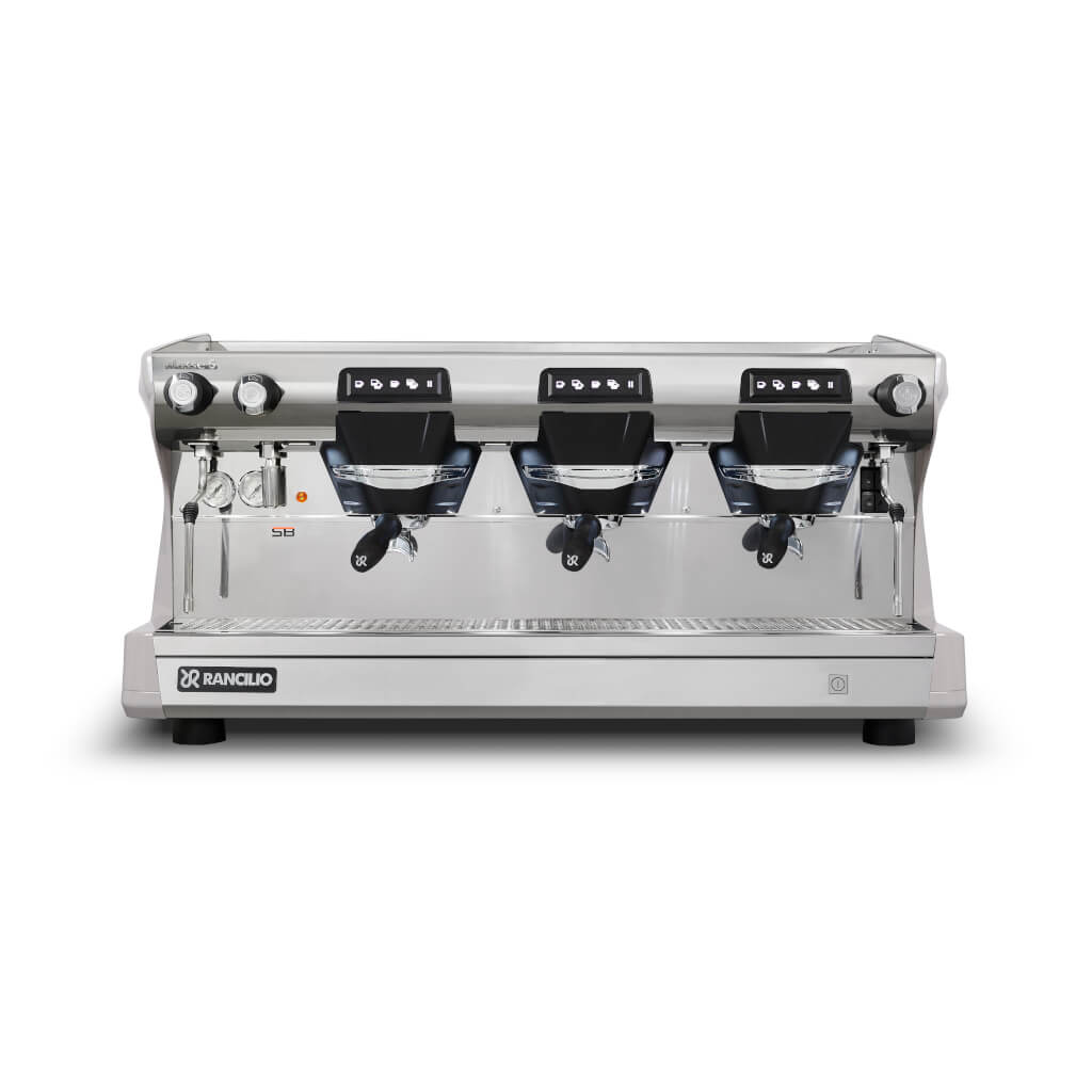 Ekspres trzygrupowy do kawy Classe 5 USB w kolorze białym - przód