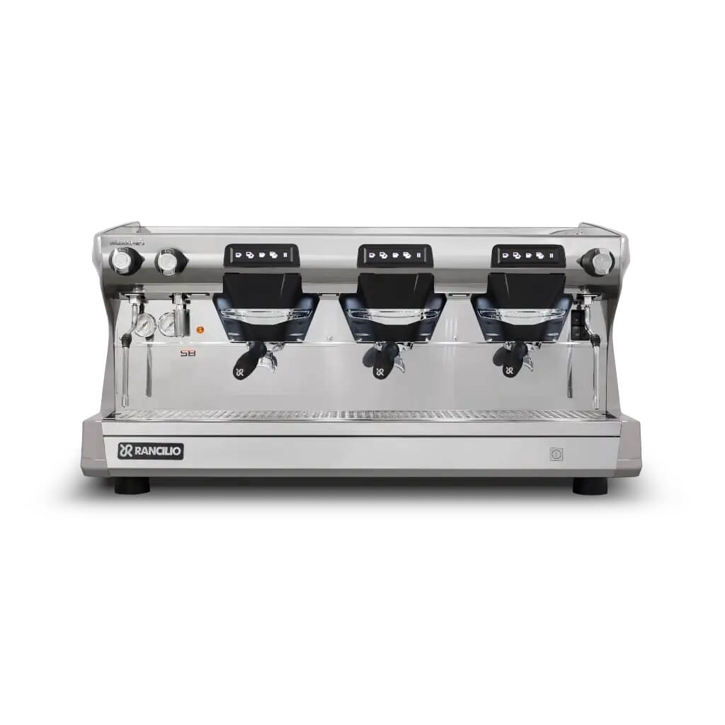 Ekspres trzygrupowy do kawy Classe 5 USB w kolorze szarym - przód