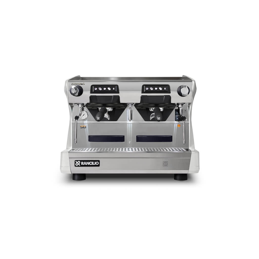 Ekspres dwugrupowy Compact do kawy Classe 5 USB Wysoka Grupa w kolorze białym - przód