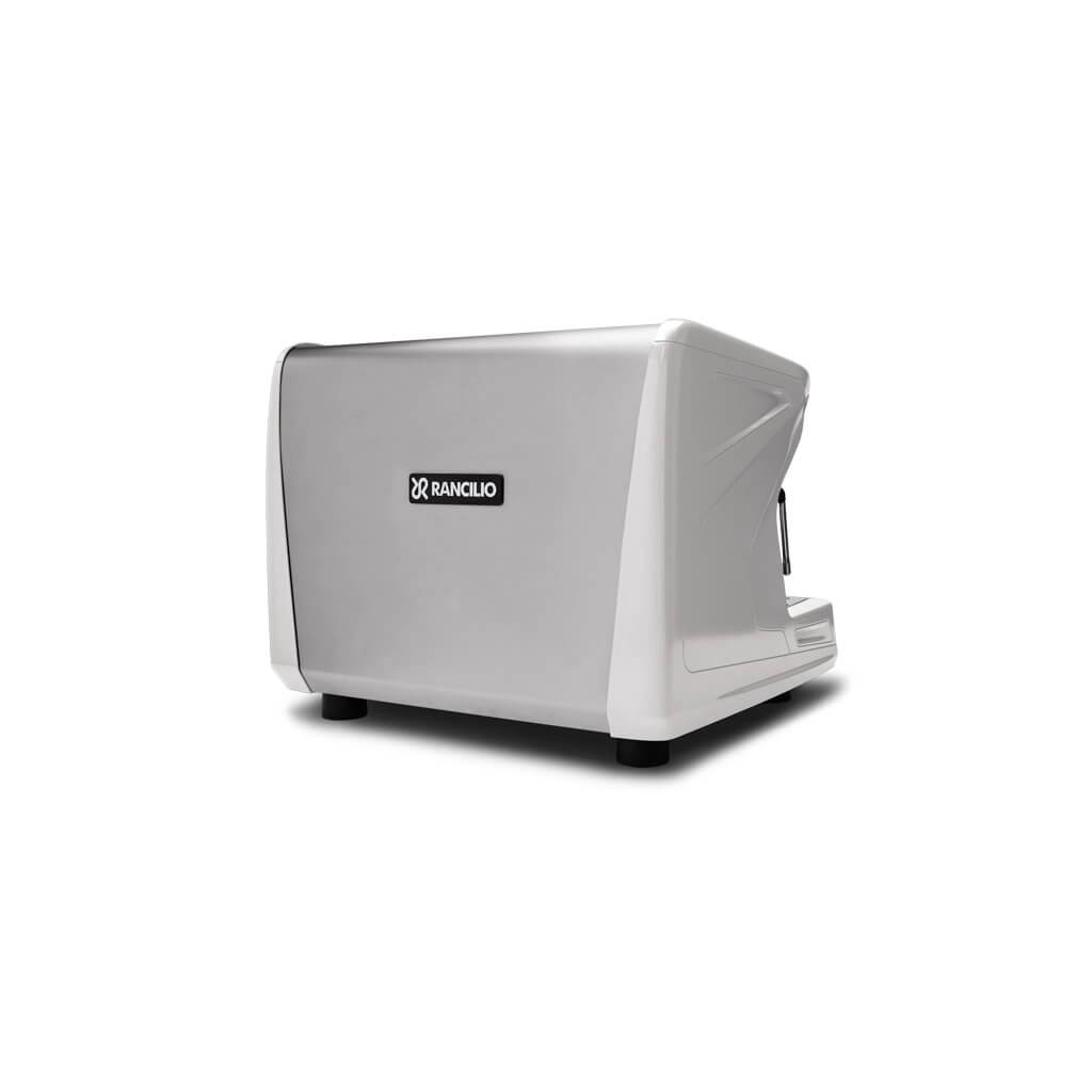 Ekspres dwugrupowy Compact do kawy Classe 5 USB Wysoka Grupa w kolorze białym - tył, prawy bok