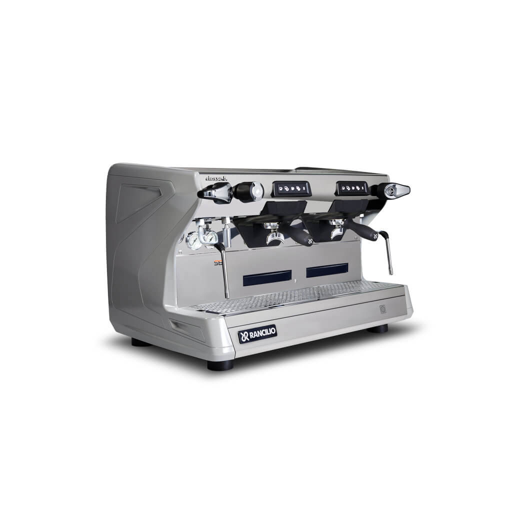 Ekspres dwugrupowy do kawy Classe 5 USB Wysoka Grupa w kolorze szarym - przód, prawy bok