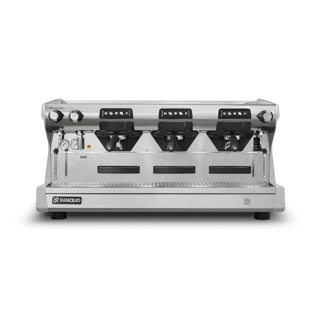 Ekspres trzygrupowy do kawy Classe 5 USB Wysoka Grupa w kolorze białym - przód