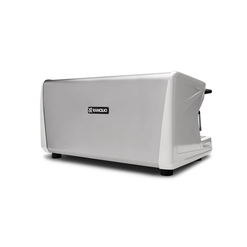 Ekspres trzygrupowy do kawy Classe 5 USB Wysoka Grupa w kolorze białym - tył, prawy bok