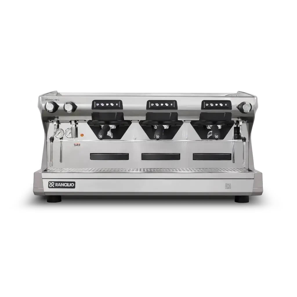 Ekspres trzygrupowy do kawy Classe 5 USB Wysoka Grupa w kolorze szarym - przód