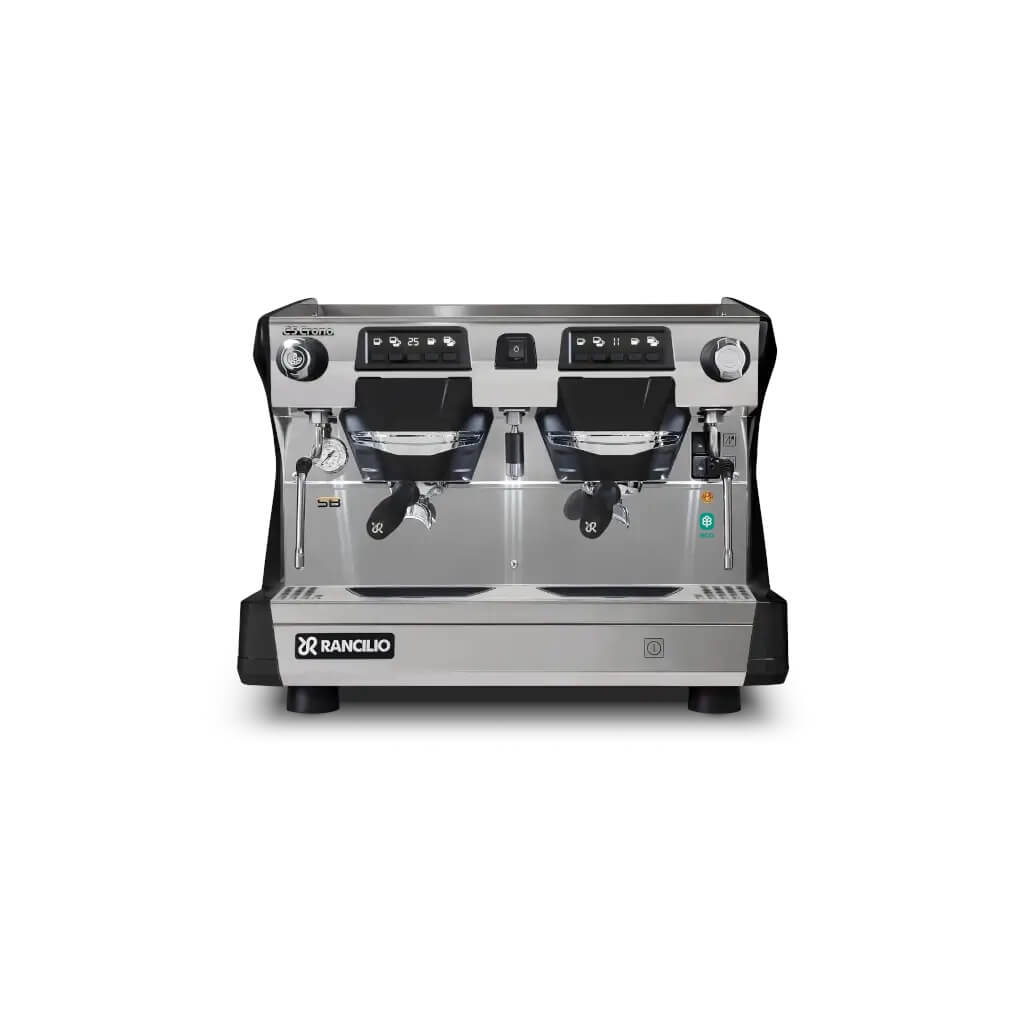 Ekspres dwugrupowy Compact do kawy Classe 5 USB w kolorze czarnym - przód