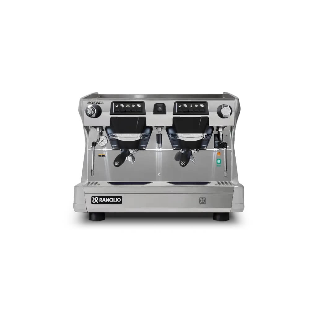 Ekspres dwugrupowy Compact do kawy Classe 5 USB w kolorze szarym - przód