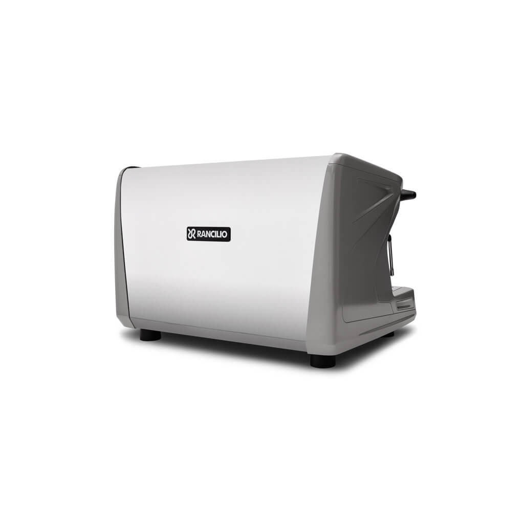 Ekspres 2-grupowy do kawy Classe 7 S - szary, tył, prawy bok Ekspres dwugrupowy do kawy Classe 7 S w kolorze szarym - tył, prawy bok