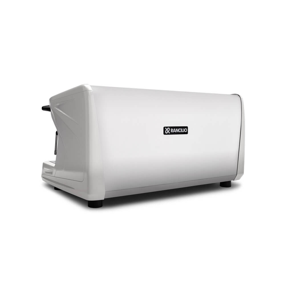 Ekspres 3-grupowy do kawy Classe 7 S - bialy, tył, lewy bok Ekspres trzygrupowy do kawy Classe 7 S w kolorze białym - tył, lewy bok