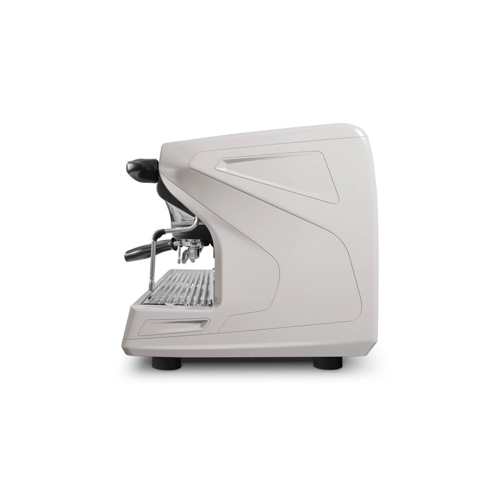 Ekspres dwugrupowy do kawy Classe 7 USB w kolorze brązowym - biały, lewy bok