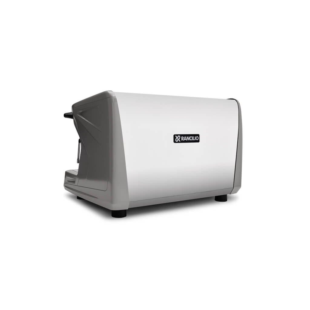 Ekspres dwugrupowy do kawy Classe 7 USB w kolorze szarym - tył, lewy bok