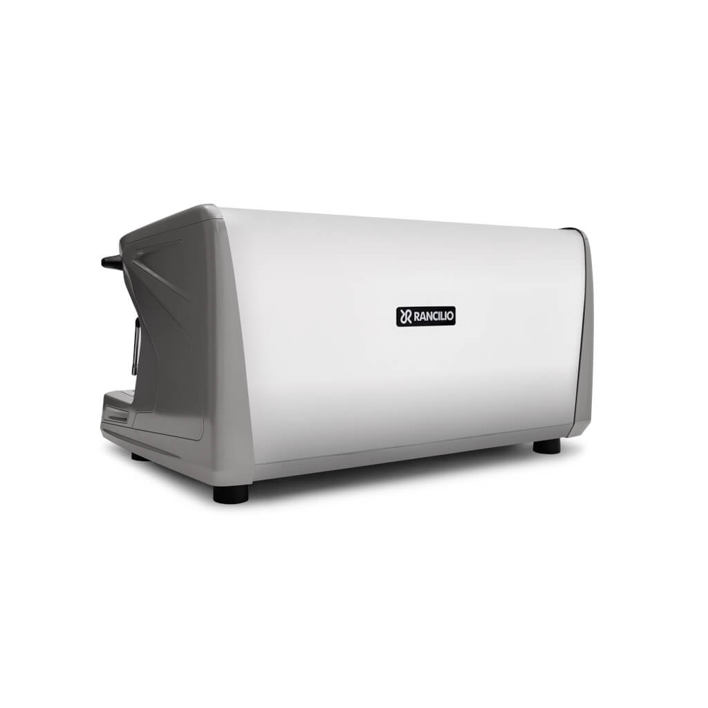 Ekspres trzygrupowy do kawy Classe 7 USB w kolorze szarym - tył, lewy bok