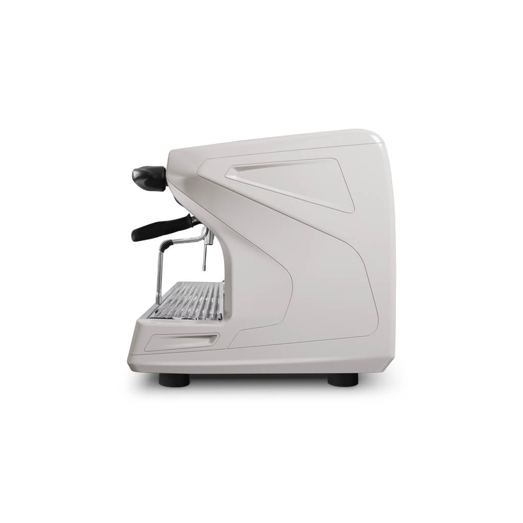 Ekspres dwugrupowy do kawy Classe 7 USB w kolorze brązowym - biały, lewy bok