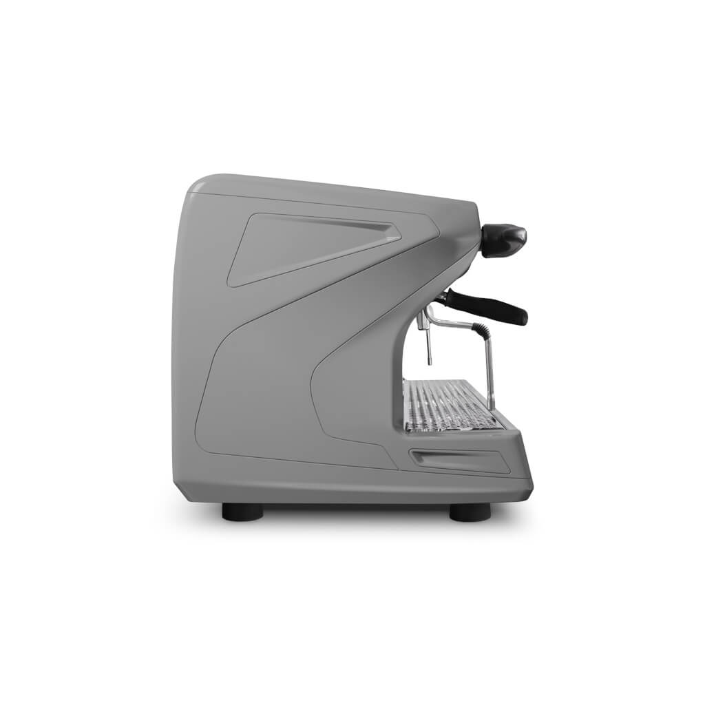 Ekspres dwugrupowy do kawy Classe 7 USB Wysoka Grupa w kolorze szarym - prawy bok