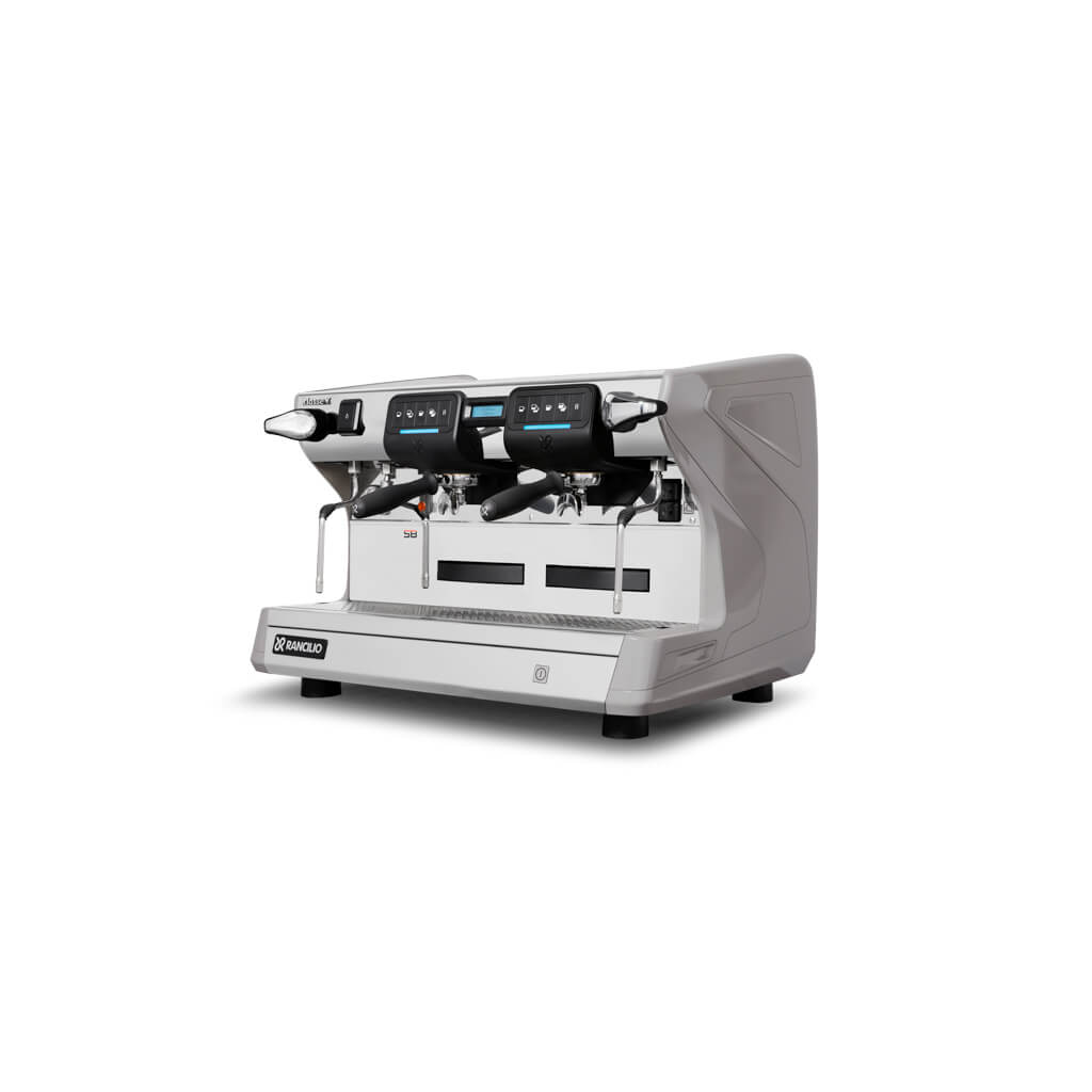 Ekspres dwugrupowy do kawy Classe 7 USB Wysoka Grupa w kolorze szarym - przód, lewy bok