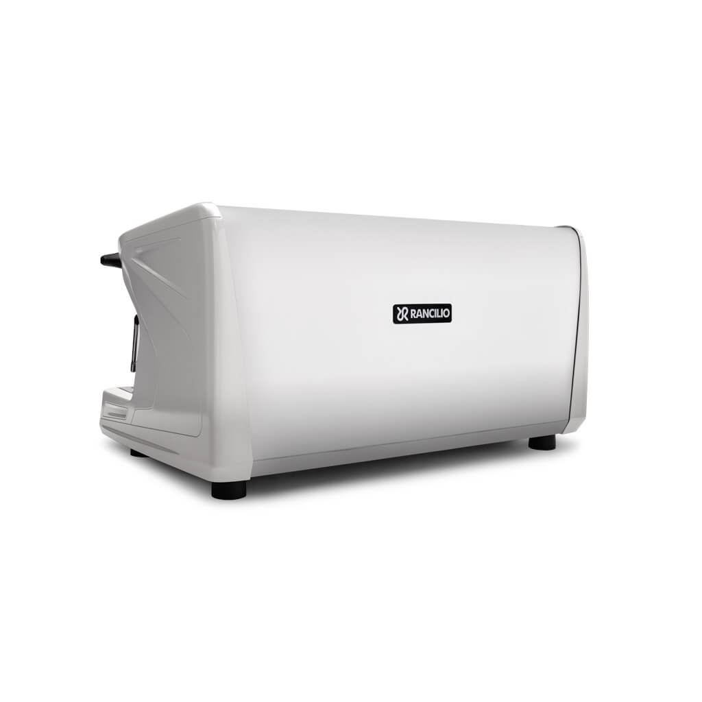 Ekspres trzygrupowy do kawy Classe 7 USB Wysoka Grupa w kolorze białym - tył, lewy bok